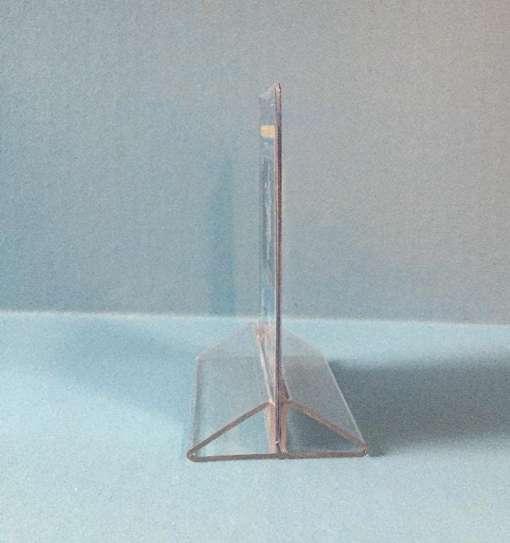 Acrylic Card Holder Displays 3” or 6”