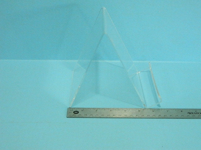 6" Non Adjustable Clear Acrylic Display Stand.