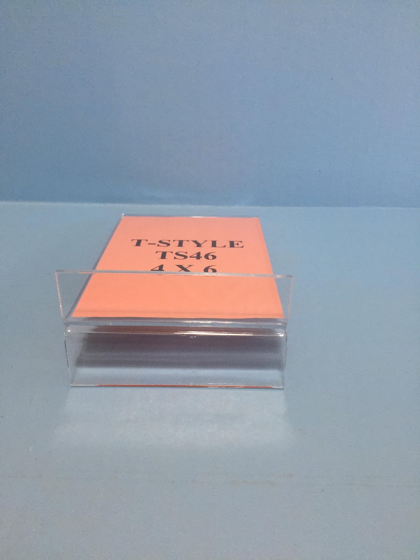 4”W x 6”H Acrylic Sign Holder for Countertops, Shelves, Tabletop