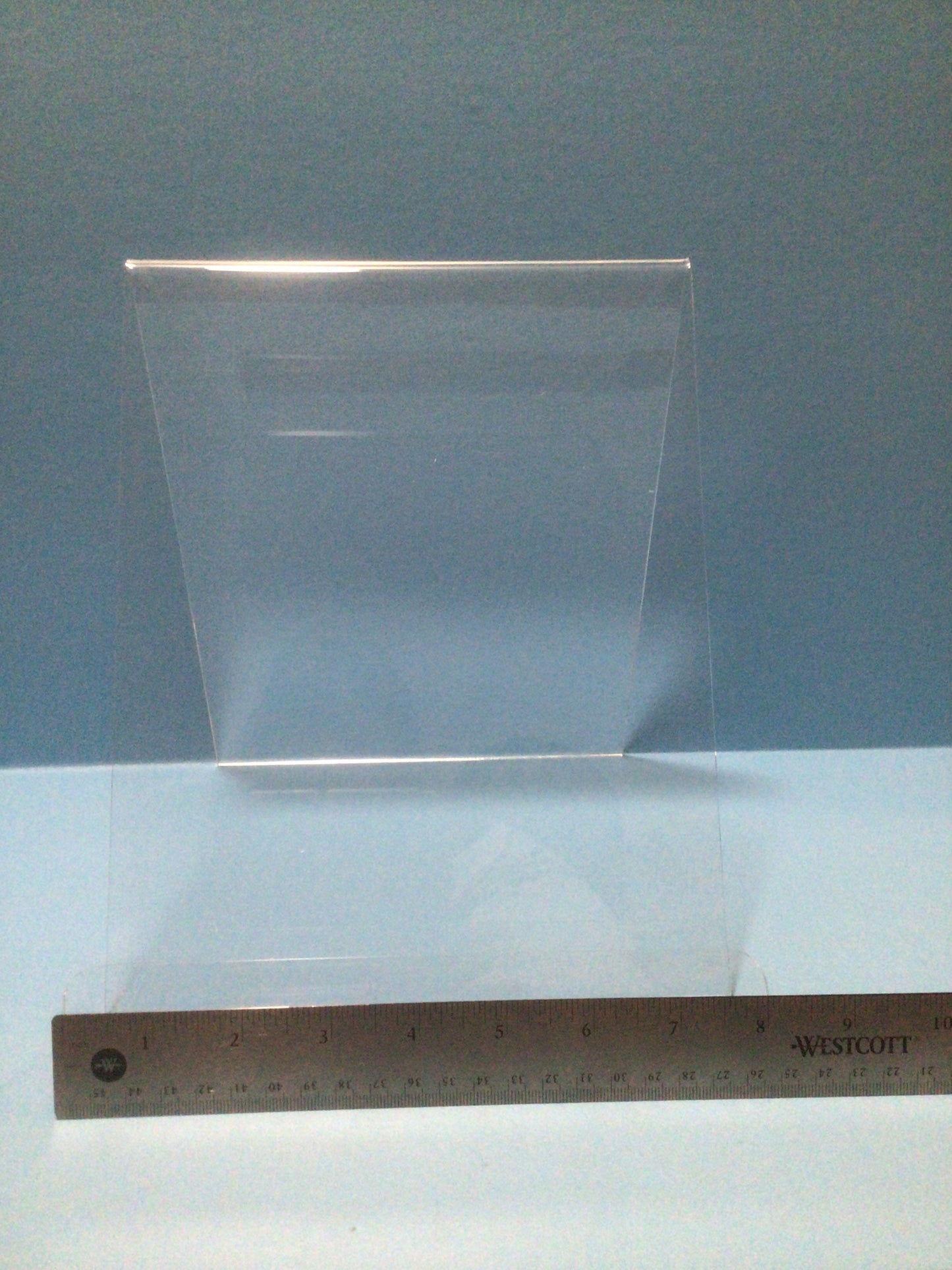 10" Non Adjustable Clear Acrylic Display Stand.