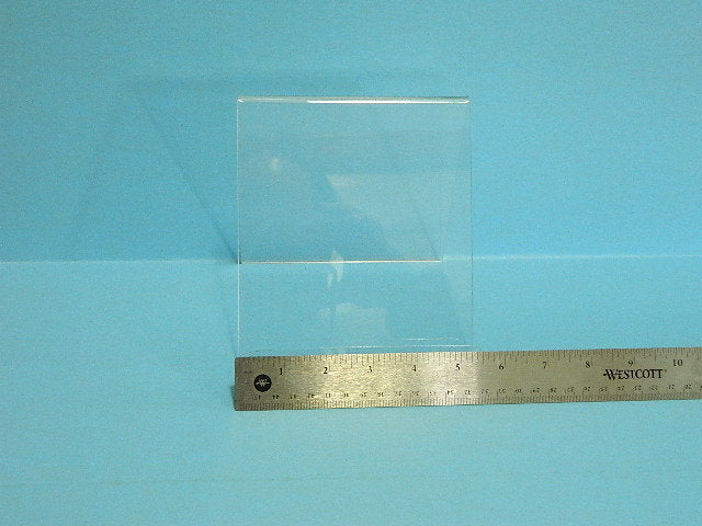 6" Non Adjustable Clear Acrylic Display Stand.