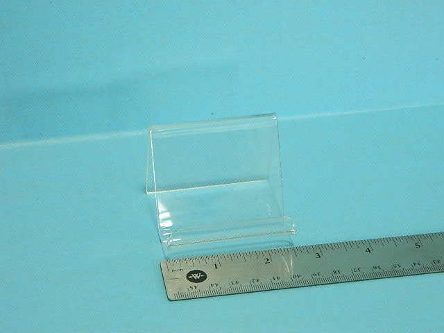 2" Non Adjustable Clear Acrylic Display Stand.