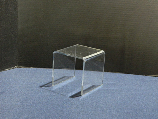 Clear Acrylic Riser 4"L x 4"W x 4"H