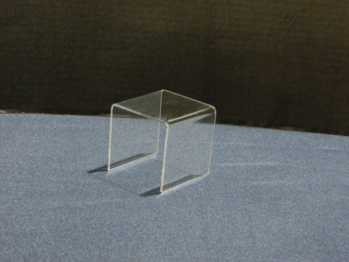 Clear Acrylic Riser 3"L x 3"W x 3"H in 1/8" Thickness