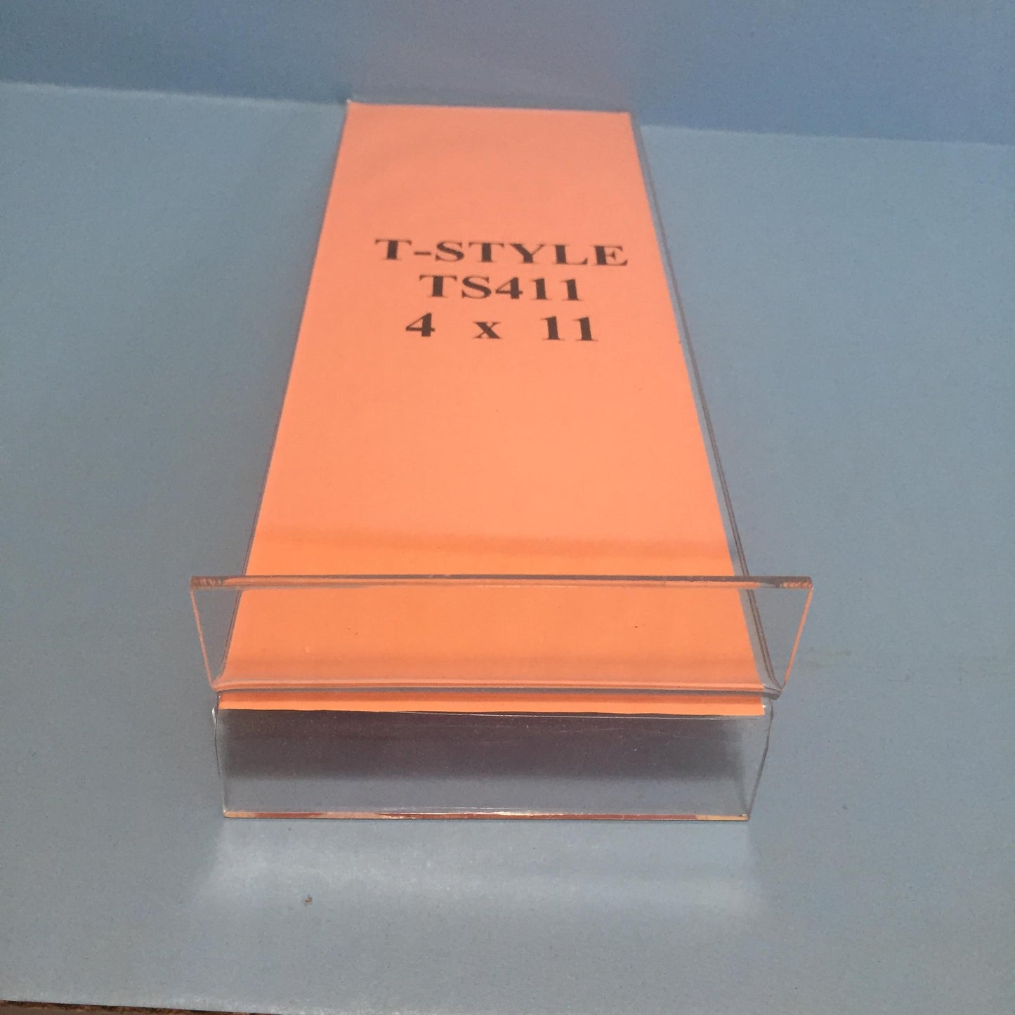 4”W x 11”H Acrylic Sign Holder for Countertops, Tabletop, Shelves