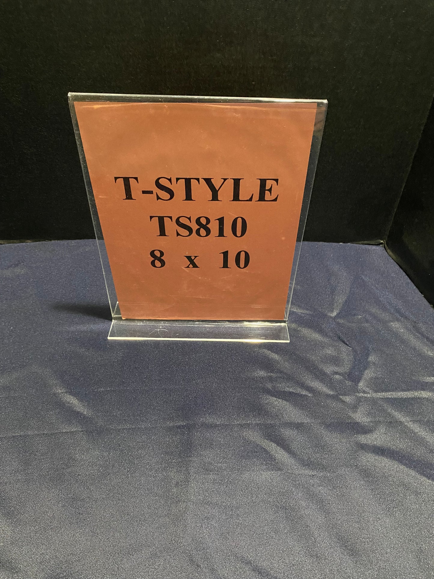 8”W x 10”H Acrylic Sign Holder for Countertops, Shelves and Retail Displays