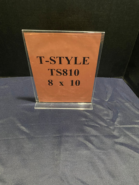 8”W x 10”H Acrylic Sign Holder for Countertops, Shelves and Retail Displays