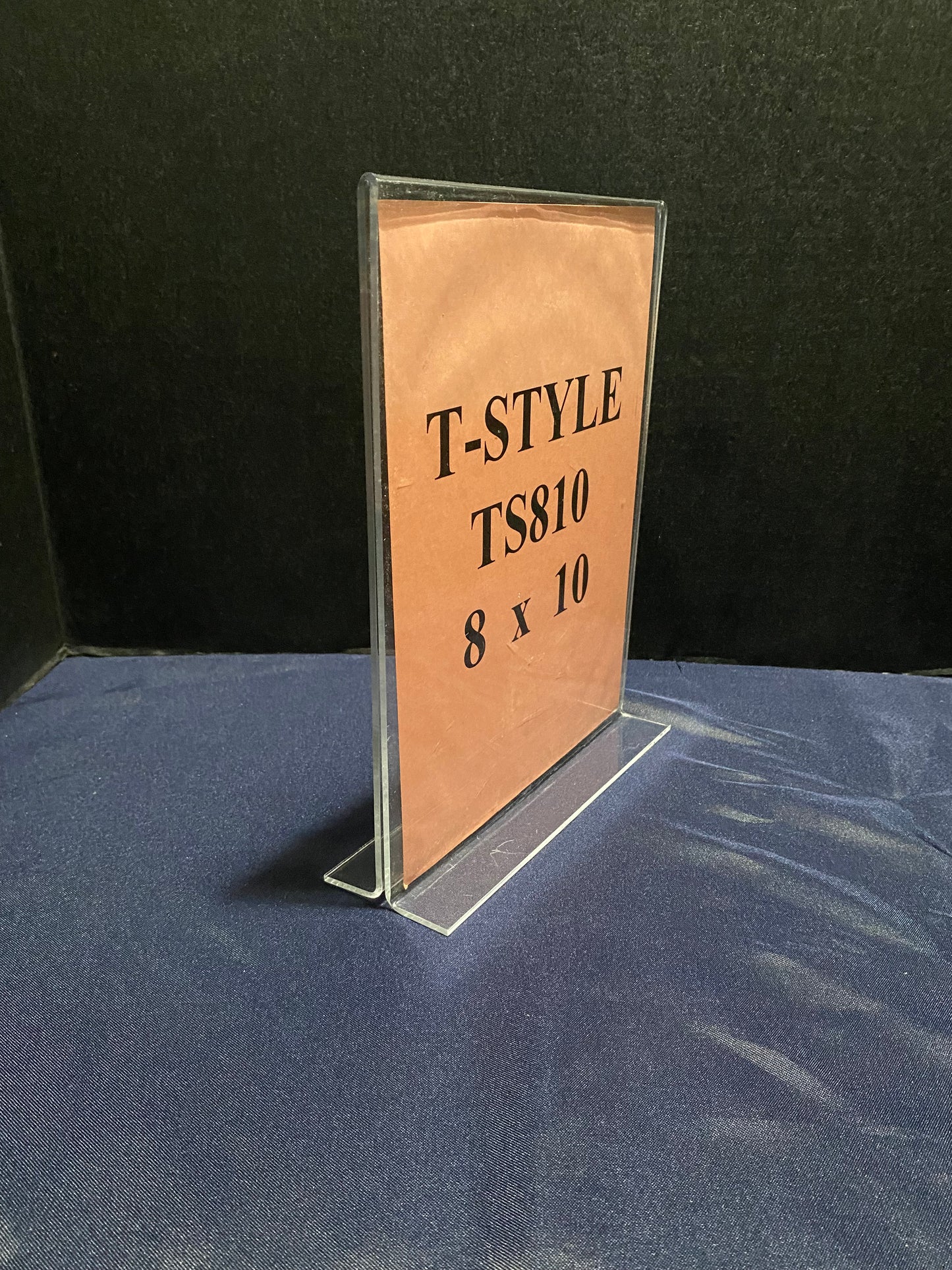 8”W x 10”H Acrylic Sign Holder for Countertops, Shelves and Retail Displays