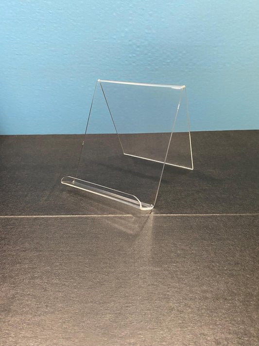 6" Non Adjustable Clear Acrylic Display Stand.