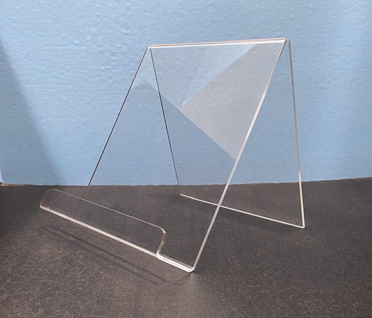 10" Non Adjustable Clear Acrylic Display Stand.
