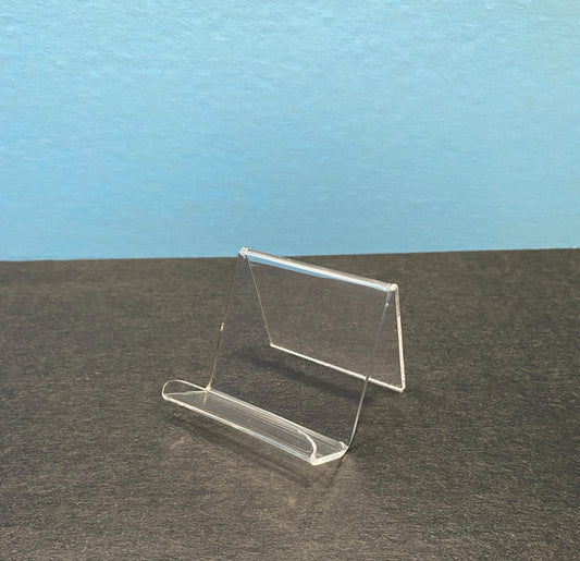 2" Non Adjustable Clear Acrylic Display Stand.
