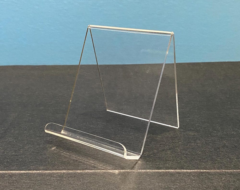 4 Non Adjustable acrylic display stand