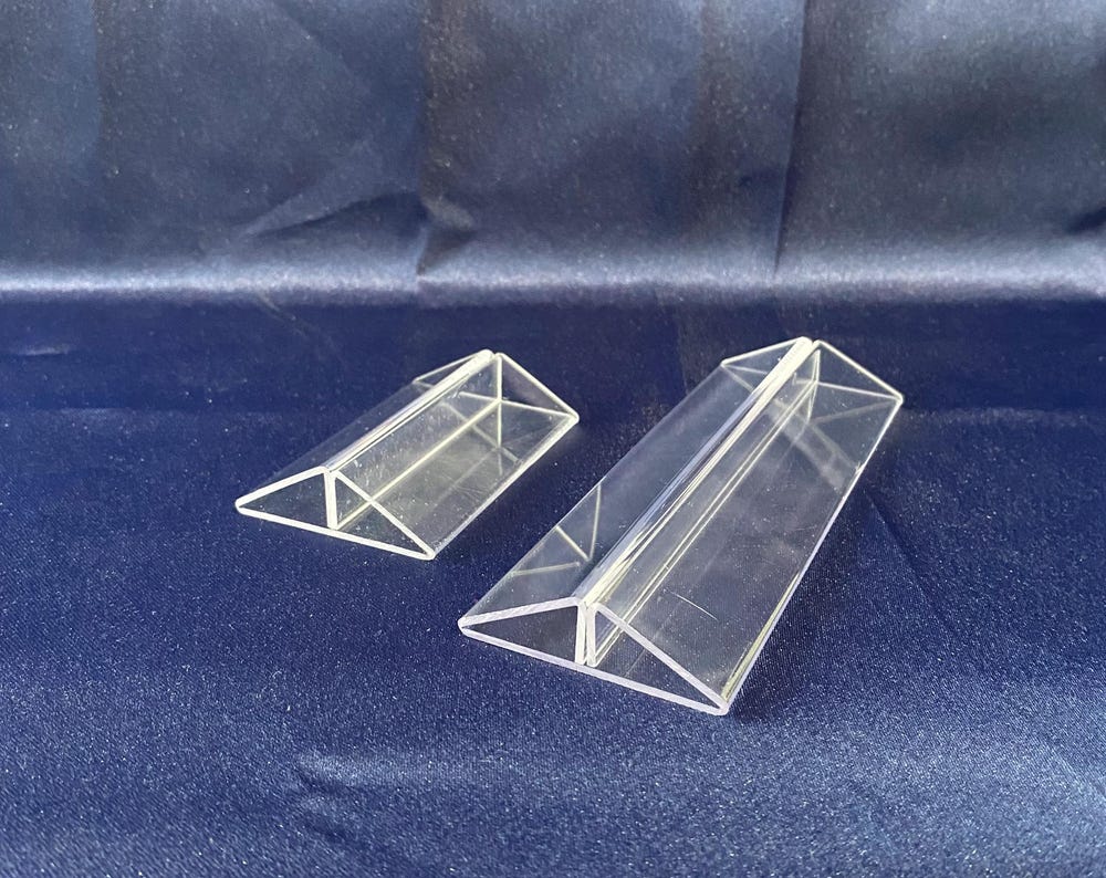 Acrylic Card Holder Displays 3” or 6”